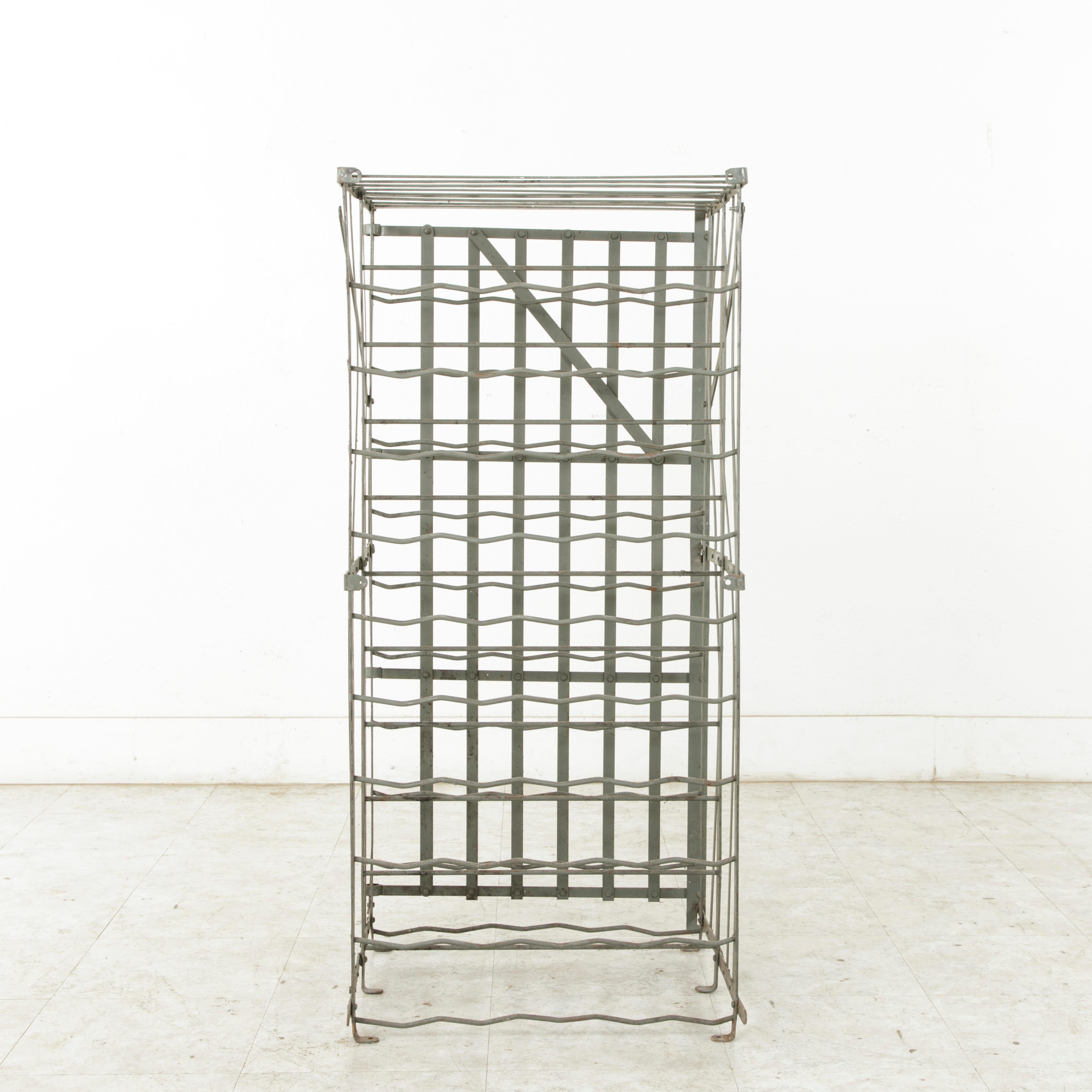 Early 20th Century French Riveted Iron Wine Cage 2