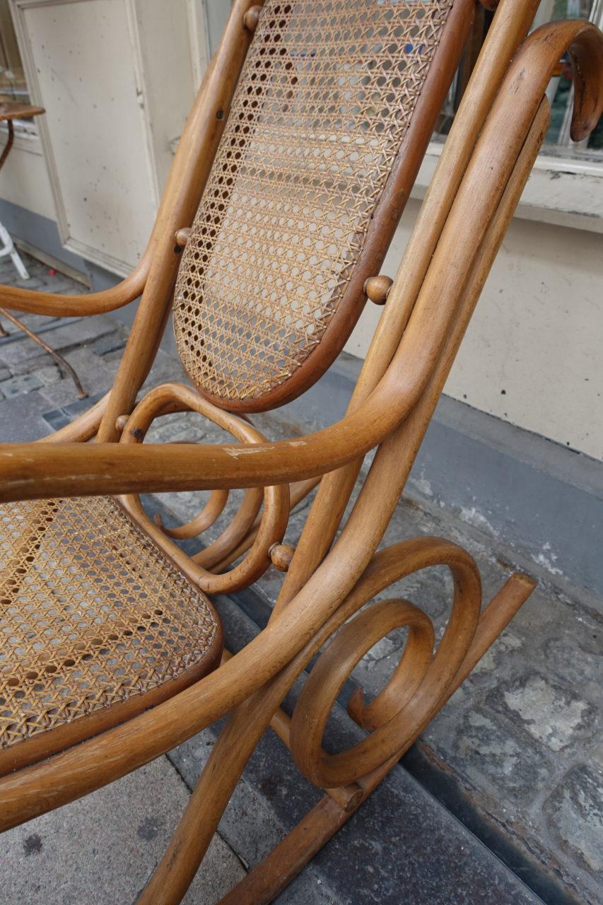 Beech Early 20th Century French Rocking Chair