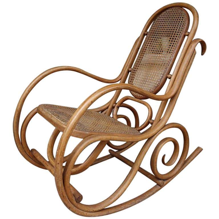 Early 20th Century French Rocking Chair at 1stDibs | french rocking ...