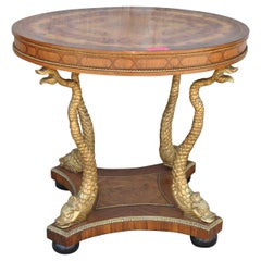 Early 20th Century French Rosewood Center Table