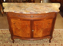 Early 20th Century French Satinwood Inlaid Louis XV Style Dresser Chest Commode