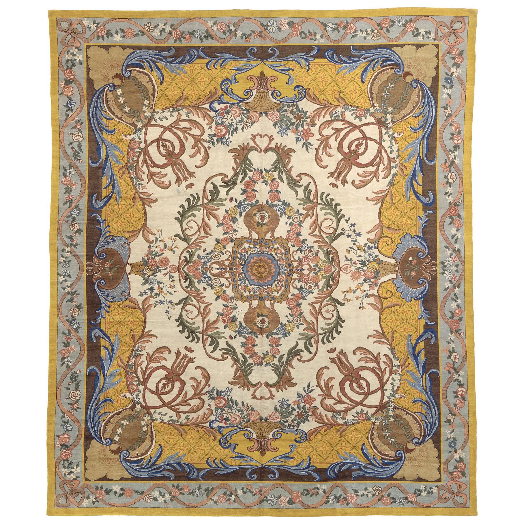 Early 20th Century French Savonnerie Rug For Sale