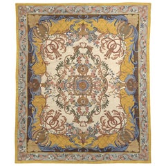 Antique Early 20th Century French Savonnerie Rug