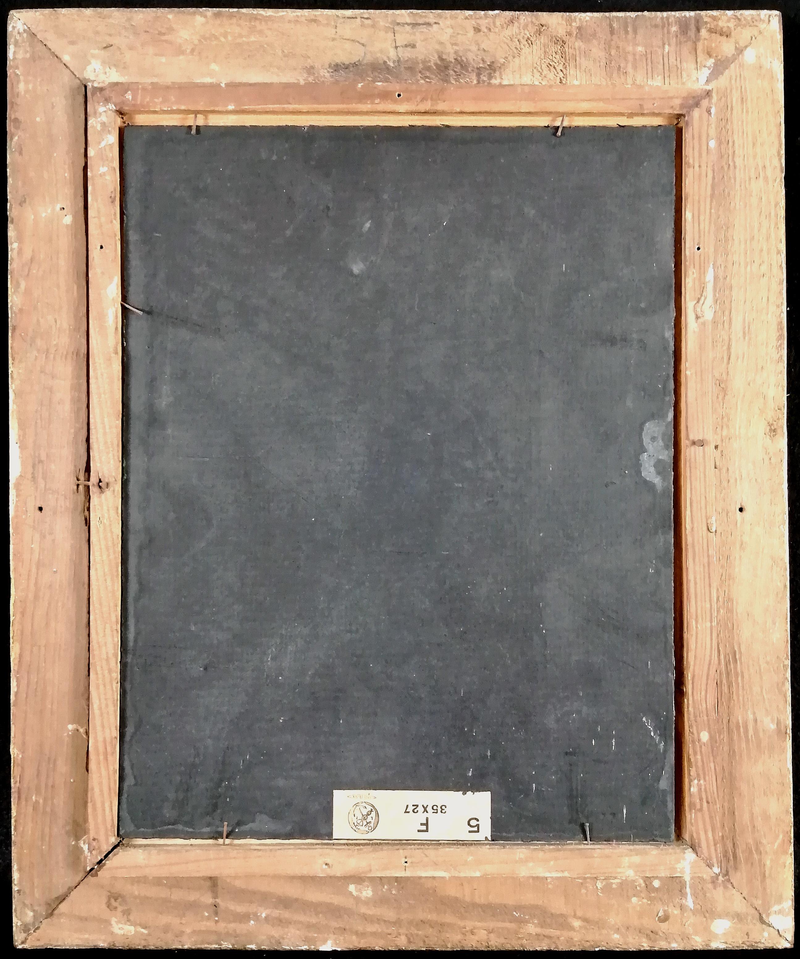 Montmartre - Pintura al óleo callejera impresionista francesa de París de principios del siglo XX en venta 3
