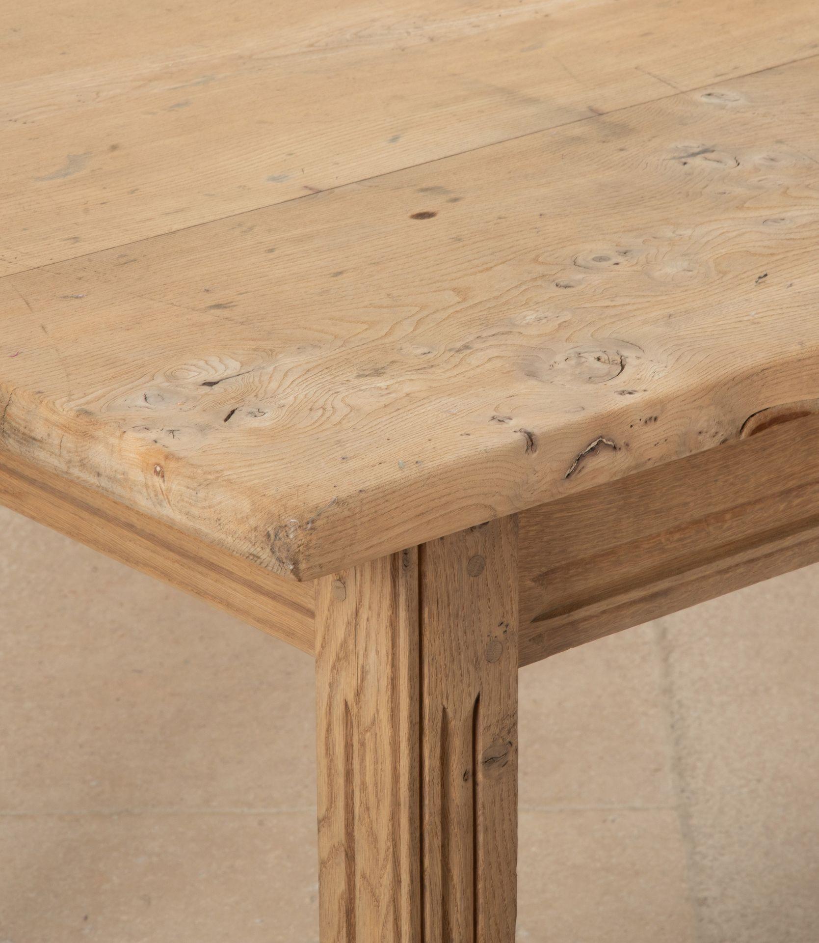 Table de ferme en orme frotté du début du 20e siècle en vente 5