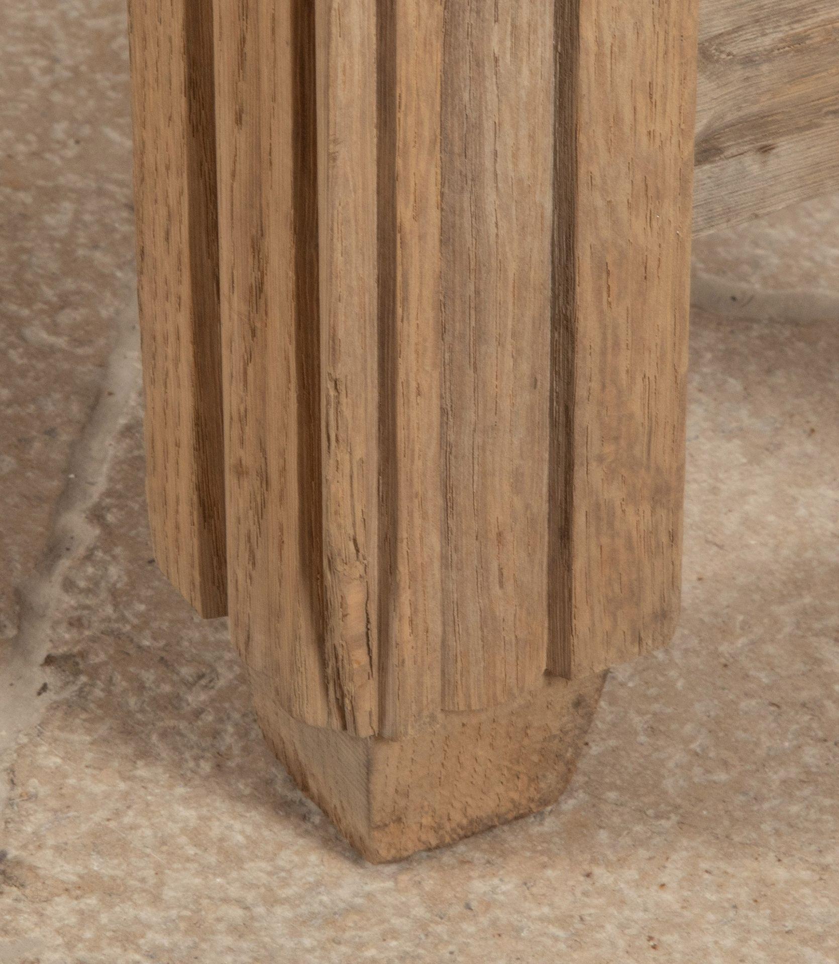 Table de ferme en orme frotté du début du 20e siècle en vente 7