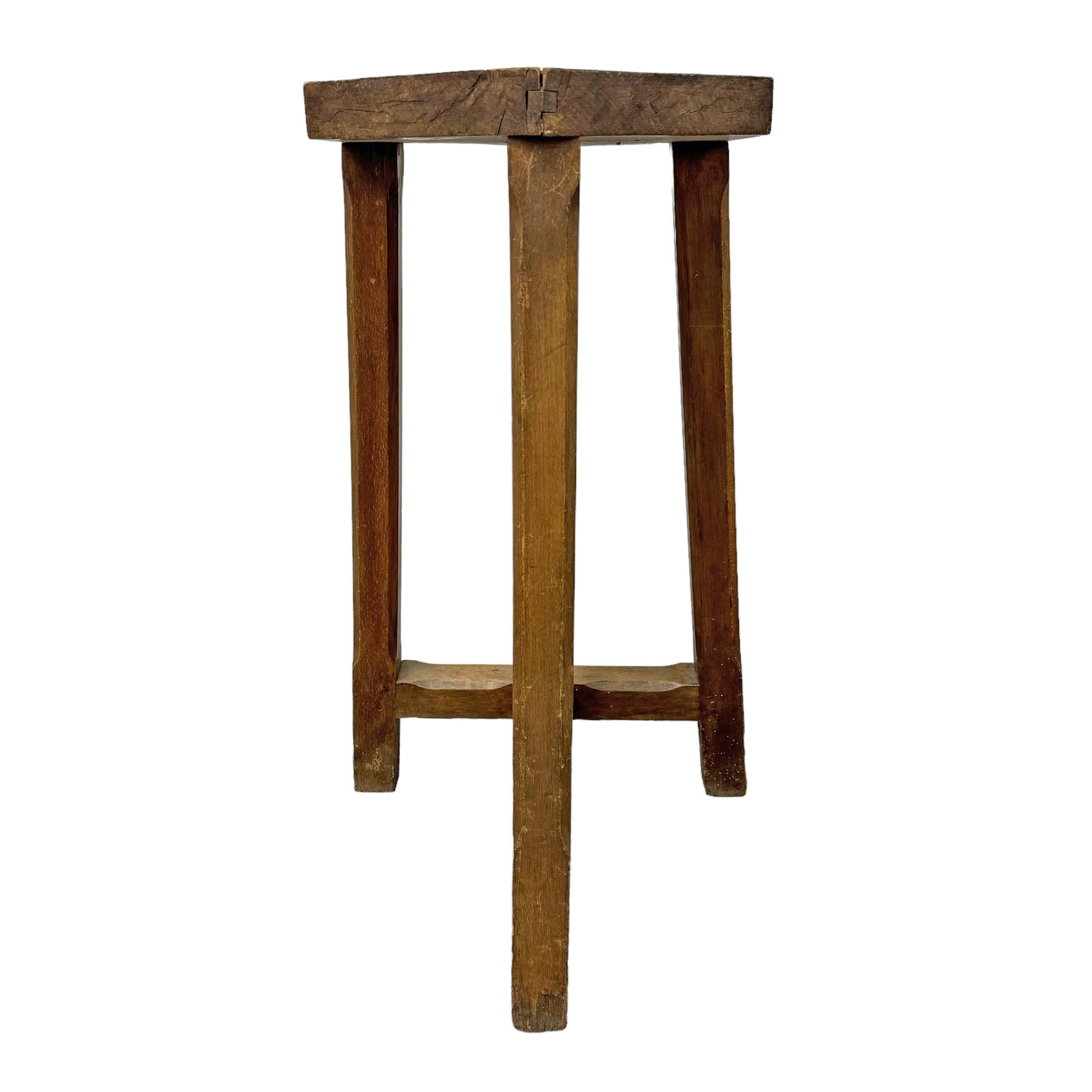 Oak Early 20th Century French Sculptor's Stand For Sale
