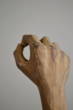 Accoudoir sculpté français du début du XXe siècle, provenant d'un atelier de sculpture religieuse