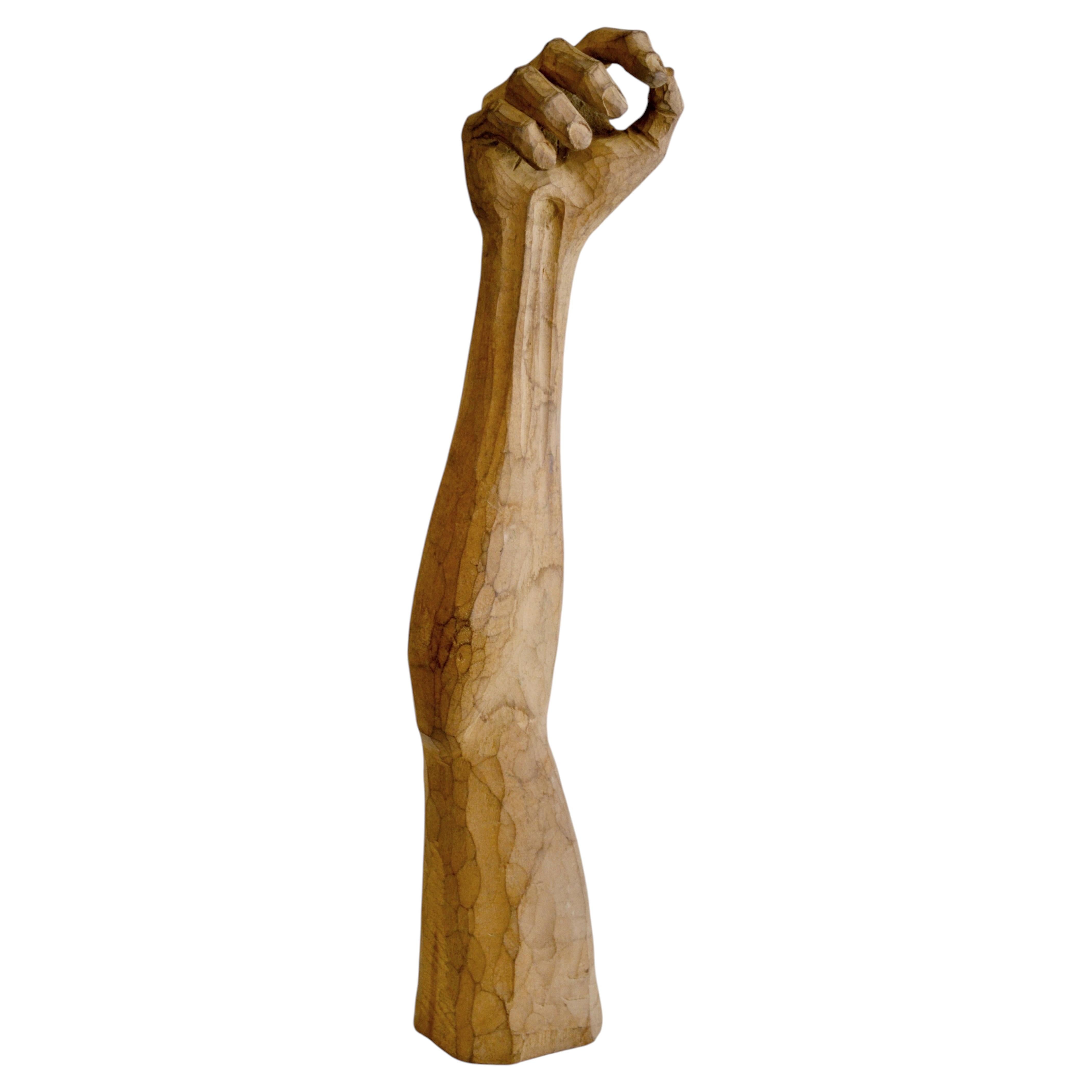 Early 20th Century French Sculptural Arm from a Religious Carving Workshop