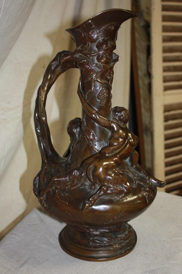 Early 20th Century French Sculpture Signed Noel Ruffier For Sale 4