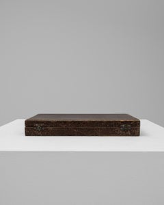 Early 20th Century French Set of Knives in Wooden Box