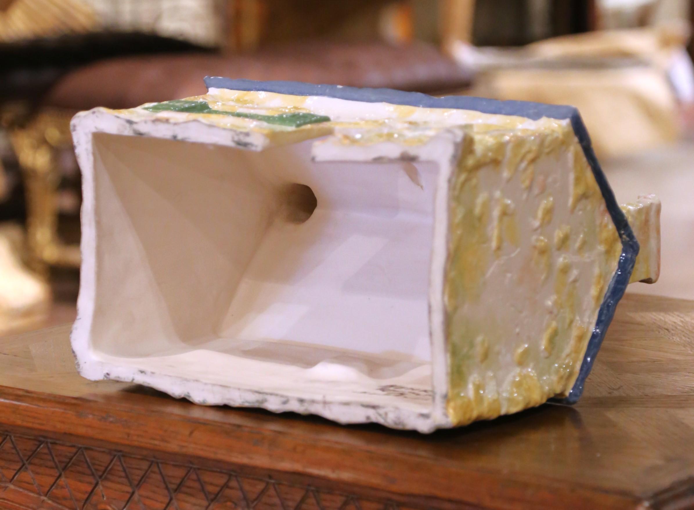 Casa in maiolica francese di Henriot Quimper dei primi del Novecento in vendita 6