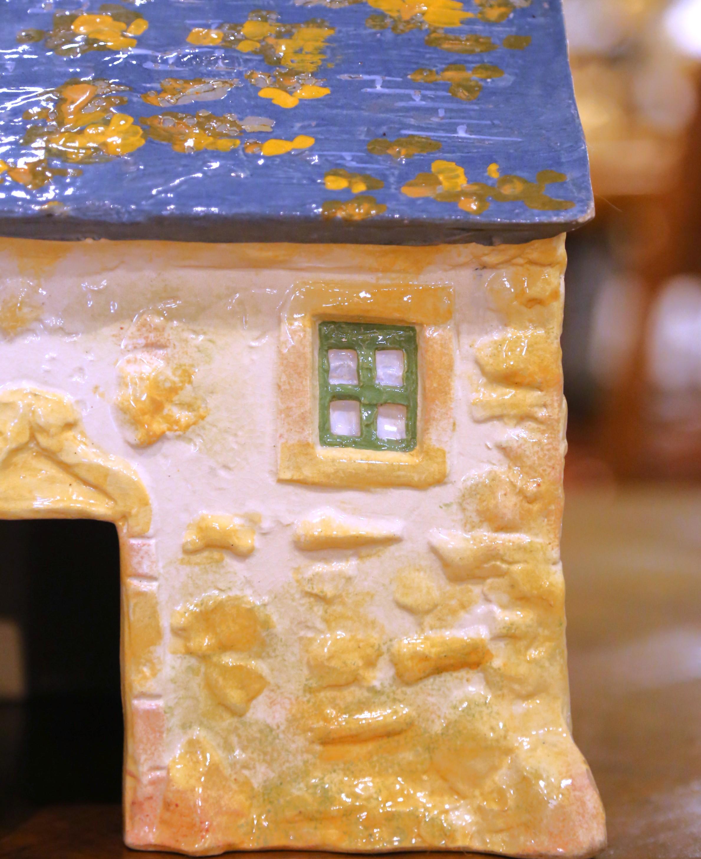 Casa in maiolica francese di Henriot Quimper dei primi del Novecento in vendita 2