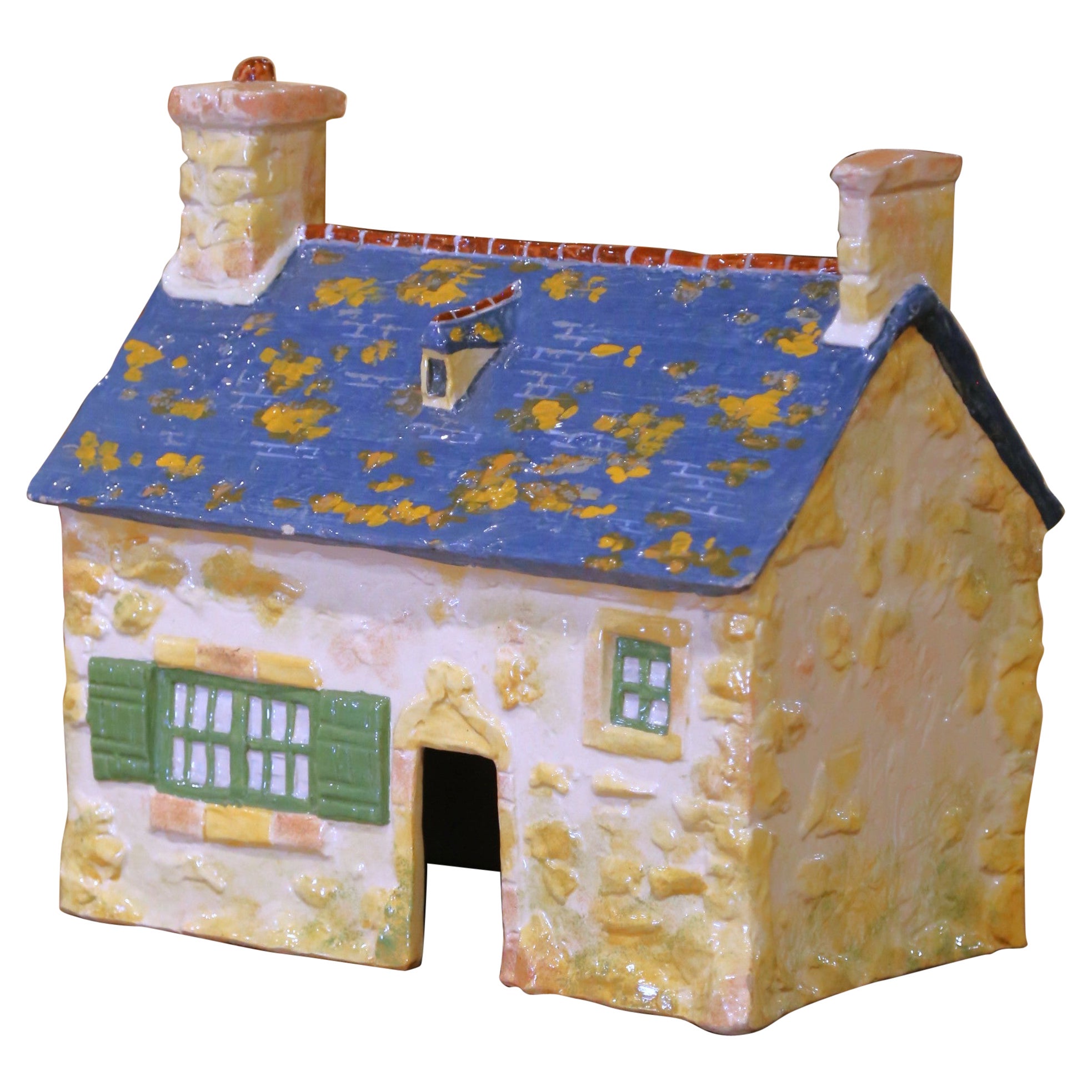 Casa in maiolica francese di Henriot Quimper dei primi del Novecento in vendita