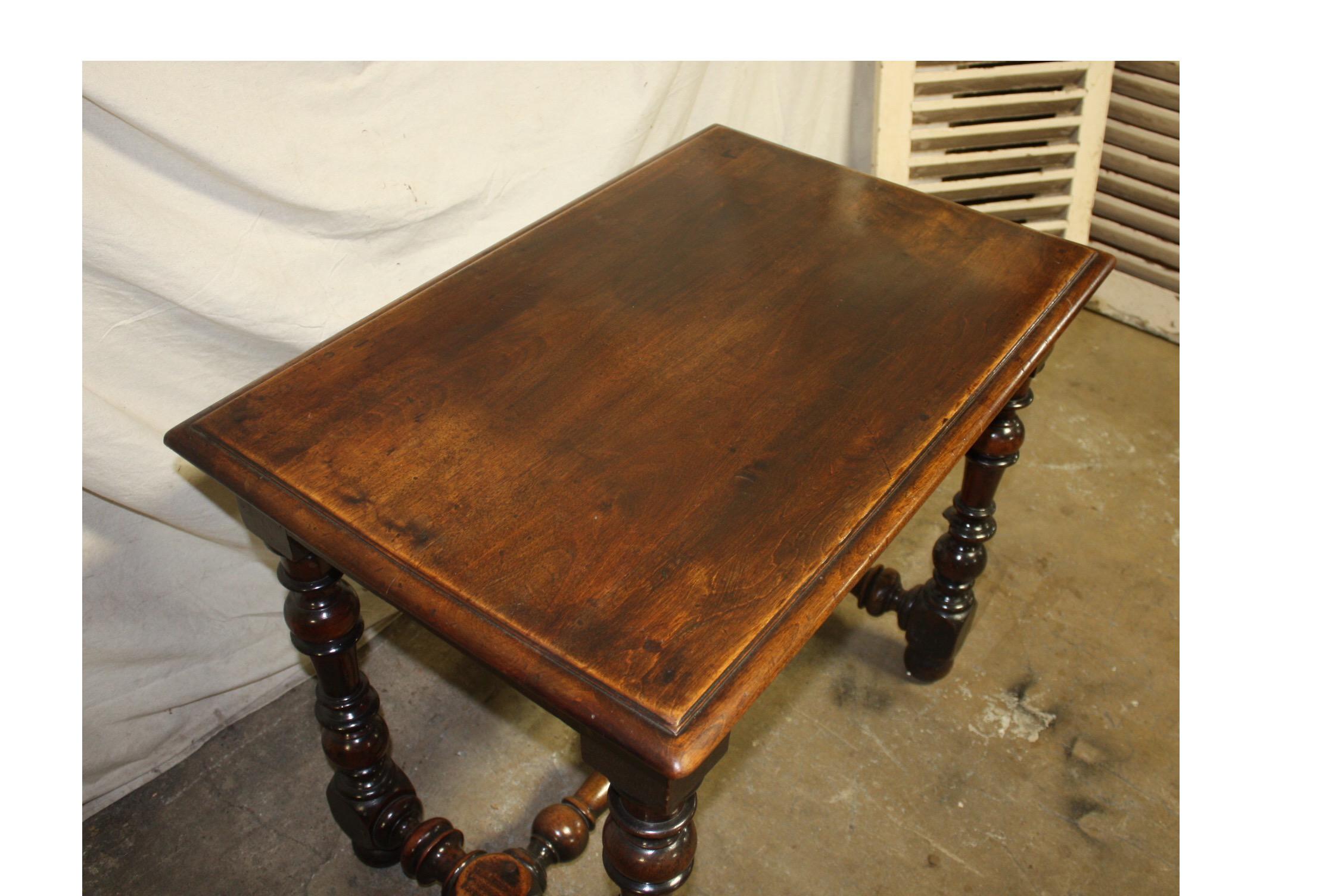 Walnut Early 20th Century French Side Table