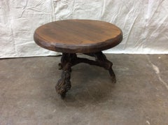 Early 20th Century French Side Table with Grapevine Base
