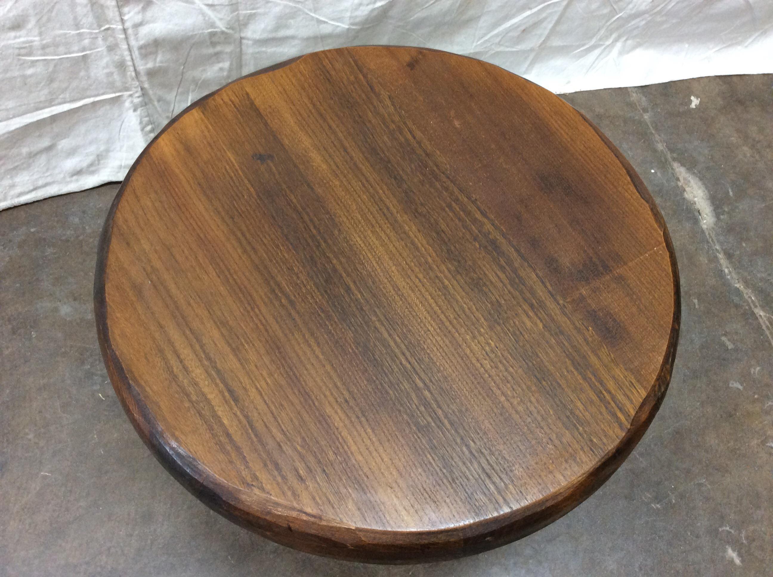 Early 20th Century French Side Table with Grapevine Base For Sale 1