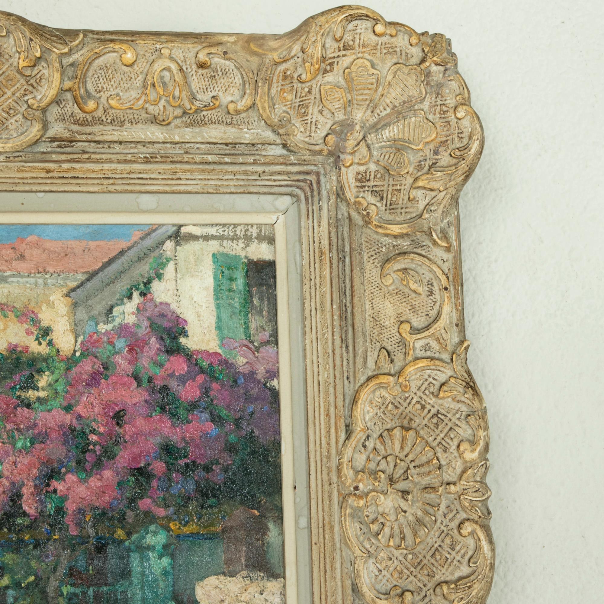 Early 20th Century French Signed Oil on Canvas Painting in Montparnasse Frame 3