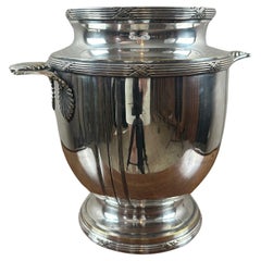 Enfriador de champán francés de plata de principios del siglo XX, 1900