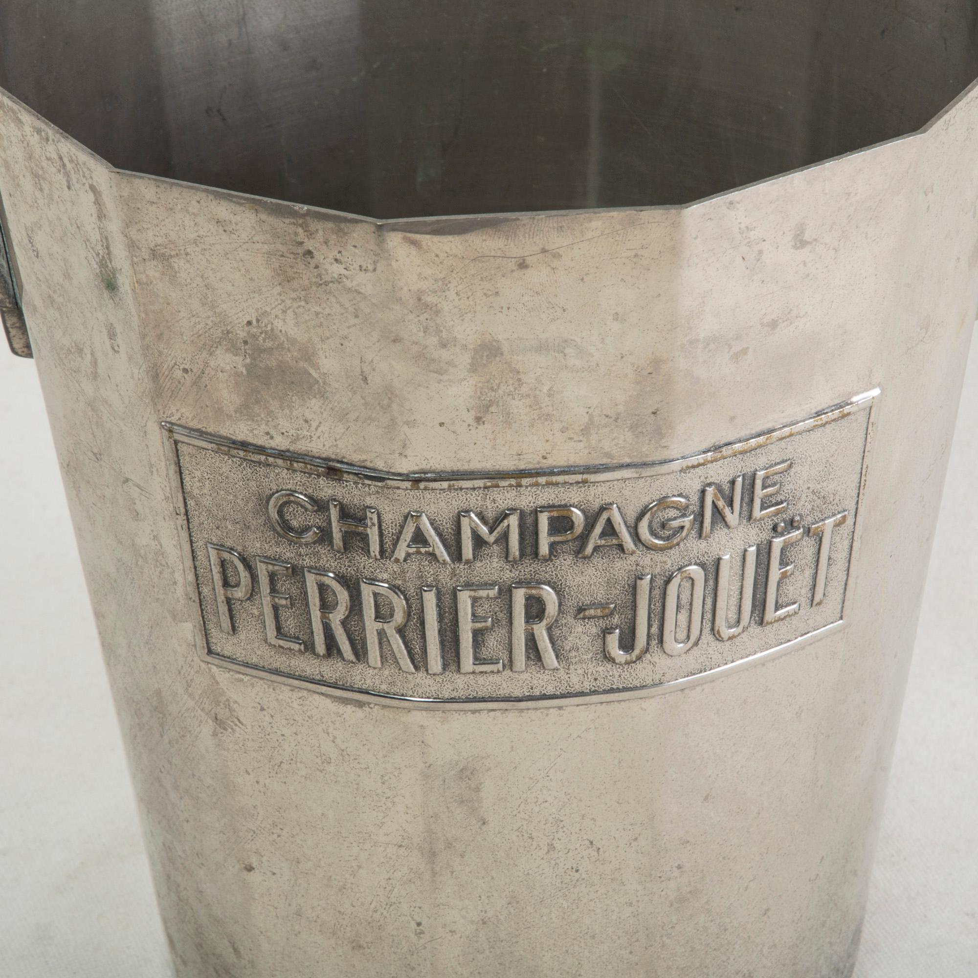 Early 20th Century French Silver Plate Perrier Jouet Champagne Bucket 3