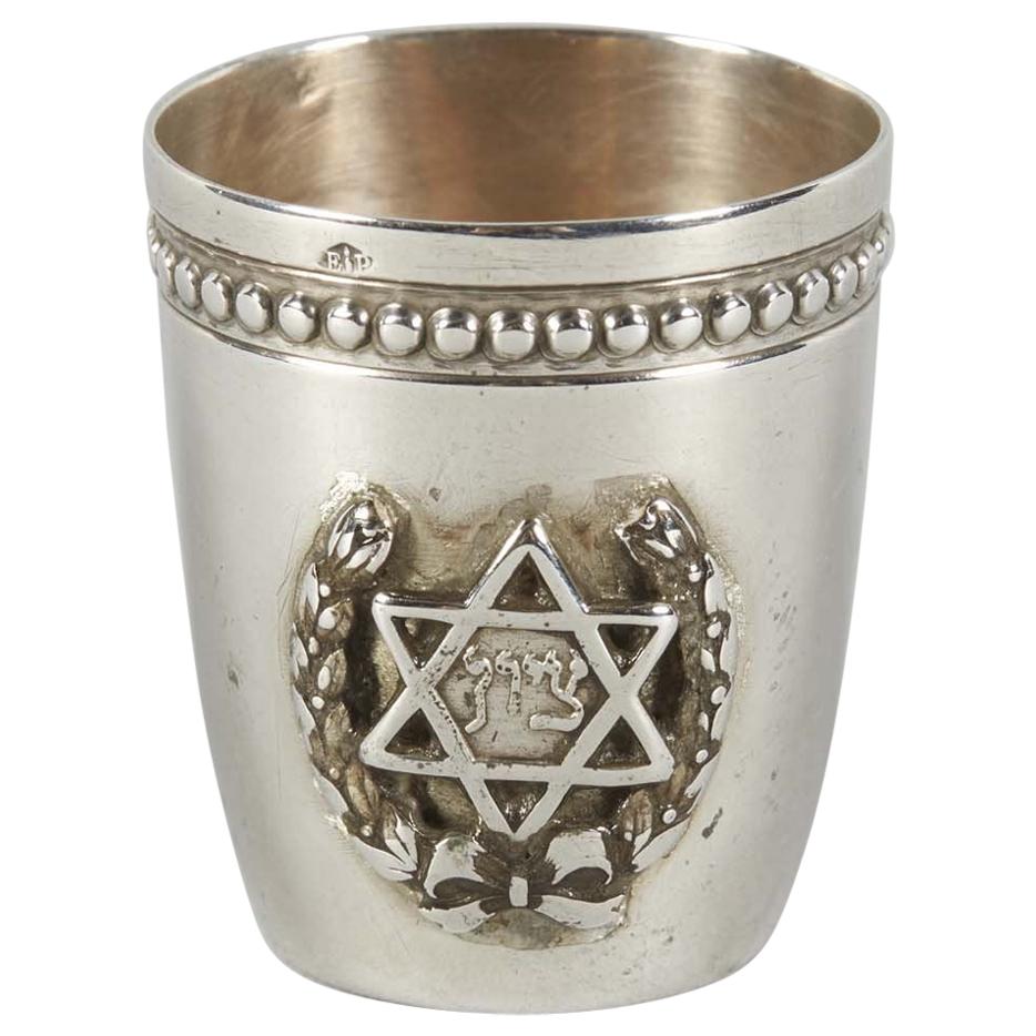Early 20th Century French Silver Schnapps Cup