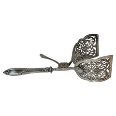 Early 20th century French Silverplate Asparagus