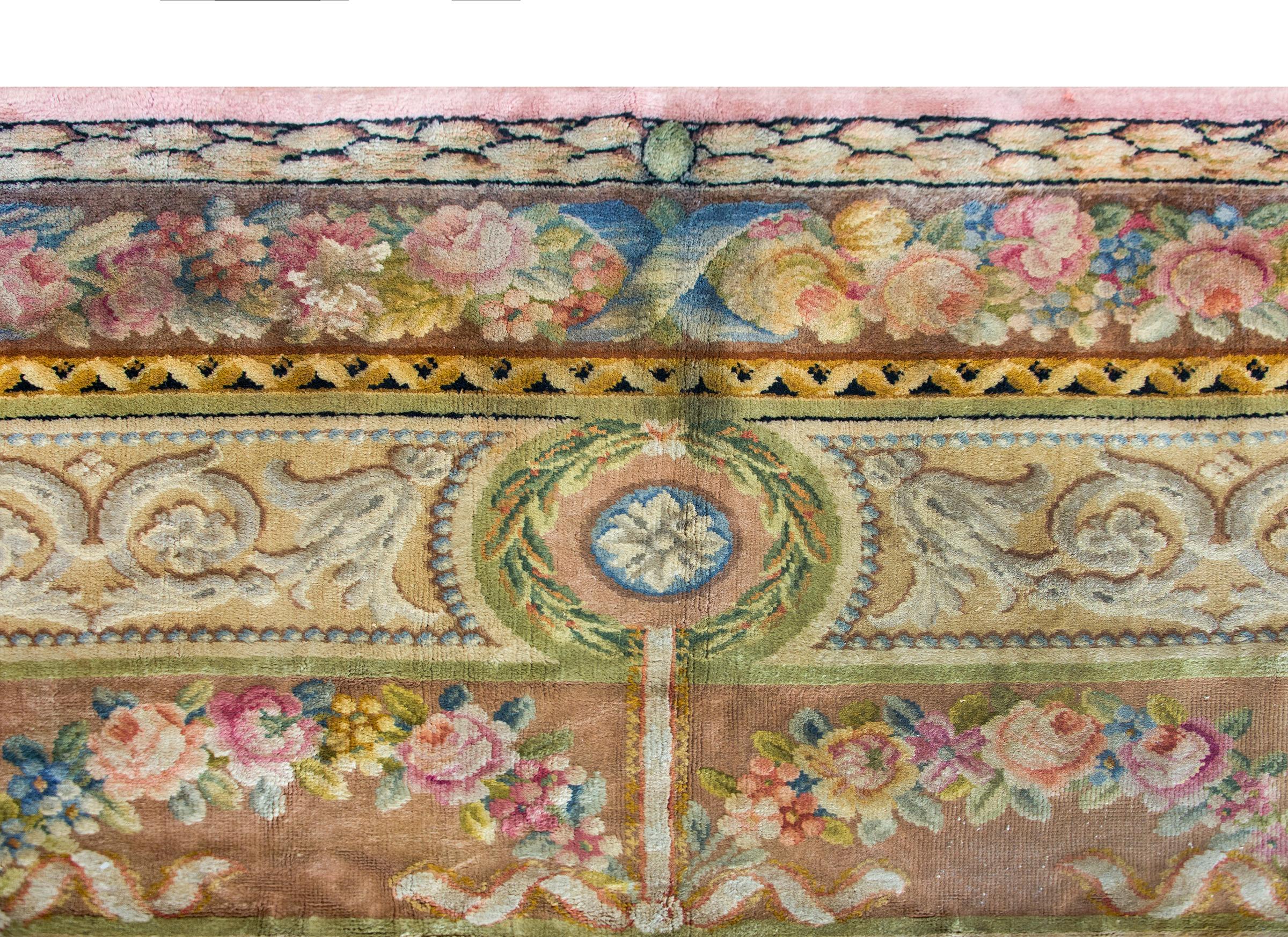 Early 20th Century French Sovannerie Rug For Sale 5