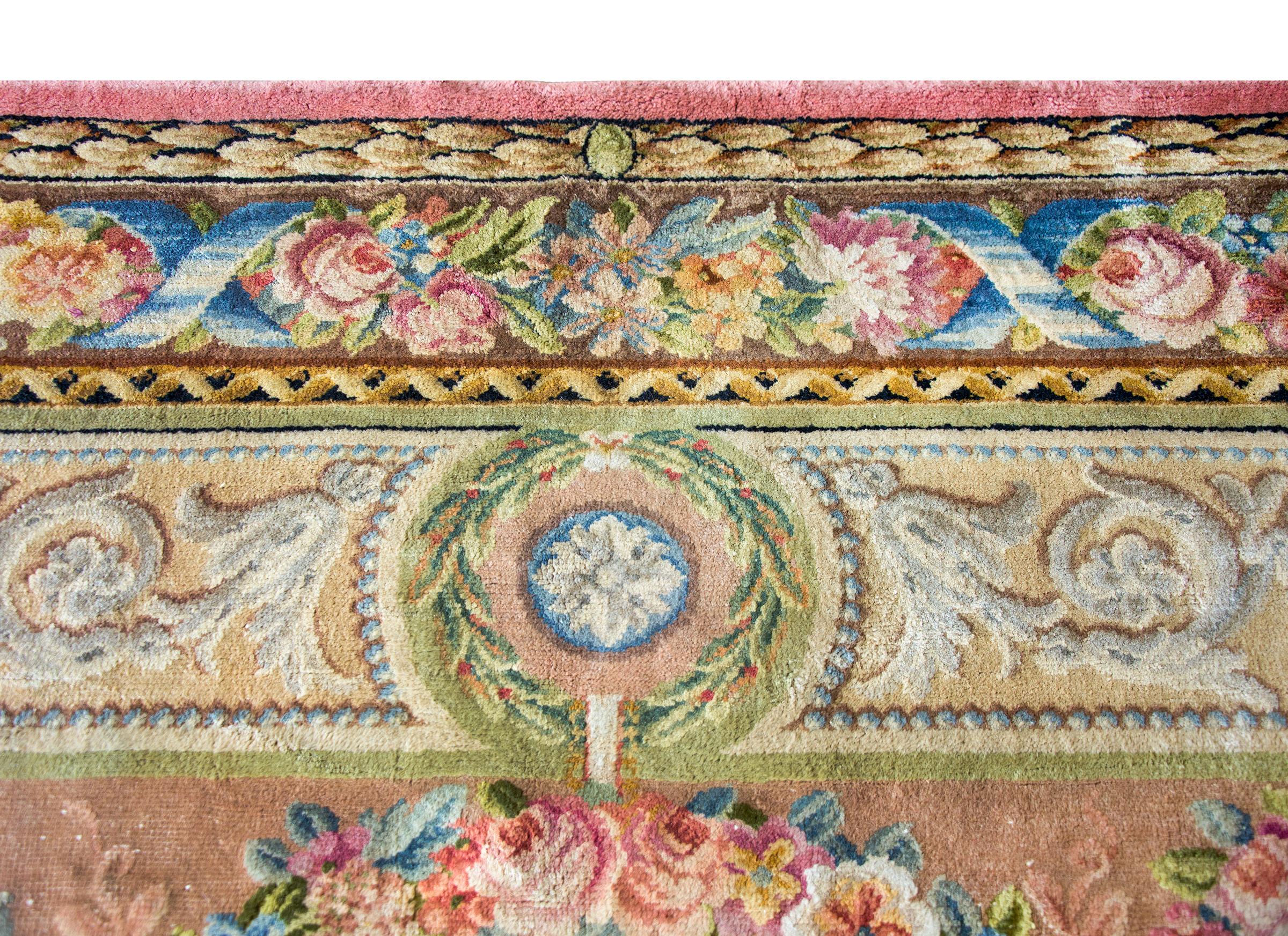 Early 20th Century French Sovannerie Rug For Sale 6