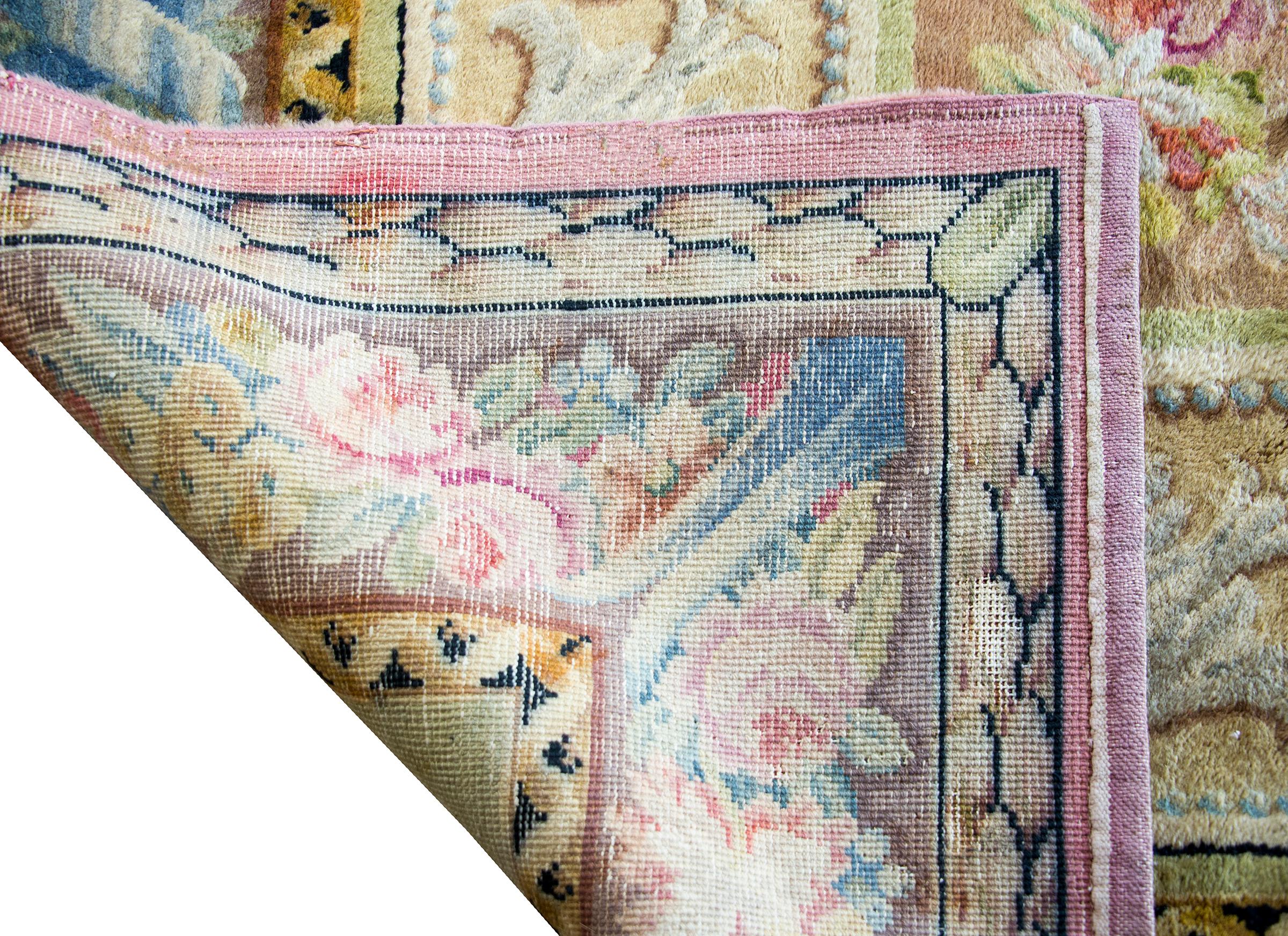 Early 20th Century French Sovannerie Rug For Sale 8
