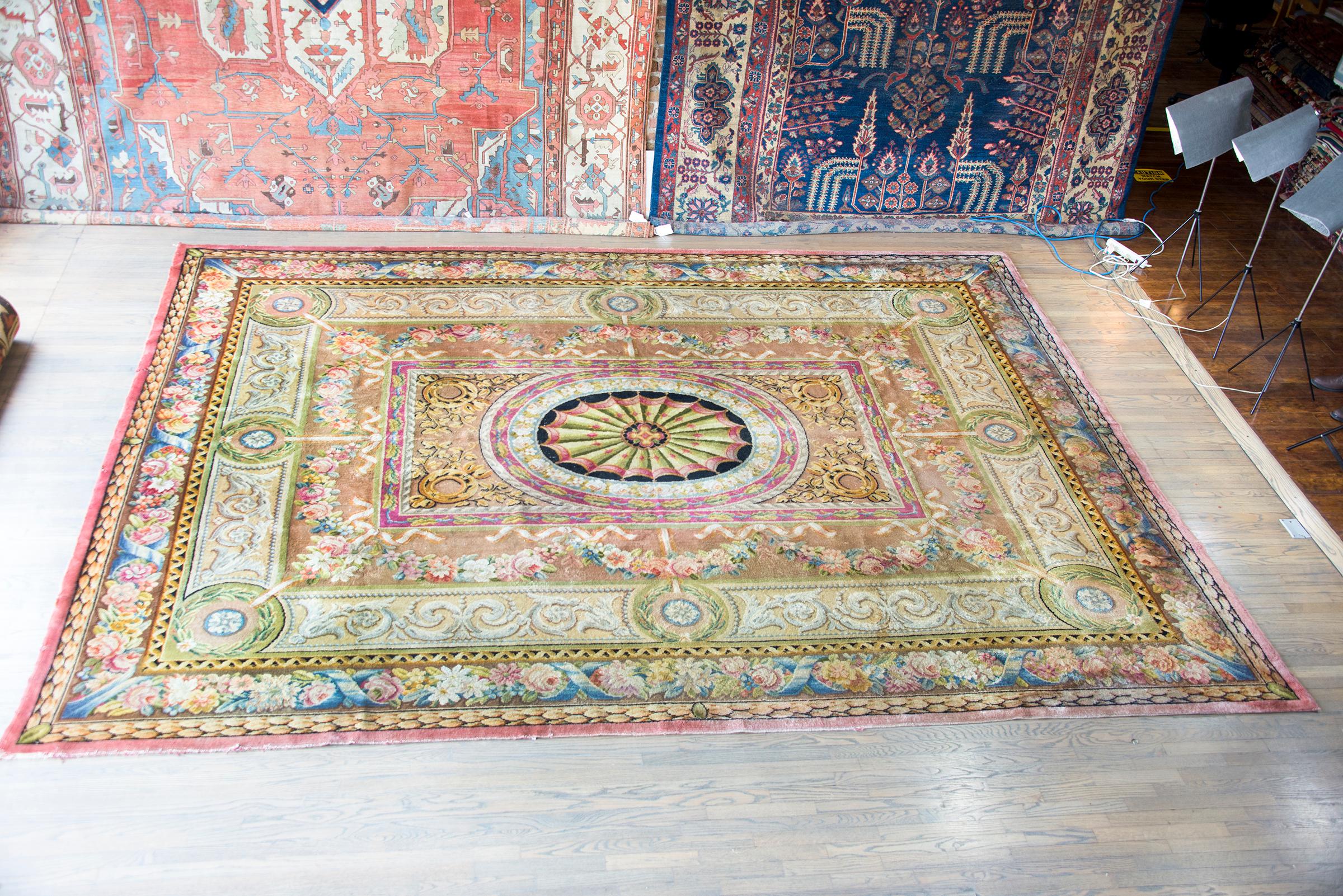 Early 20th Century French Sovannerie Rug For Sale 9