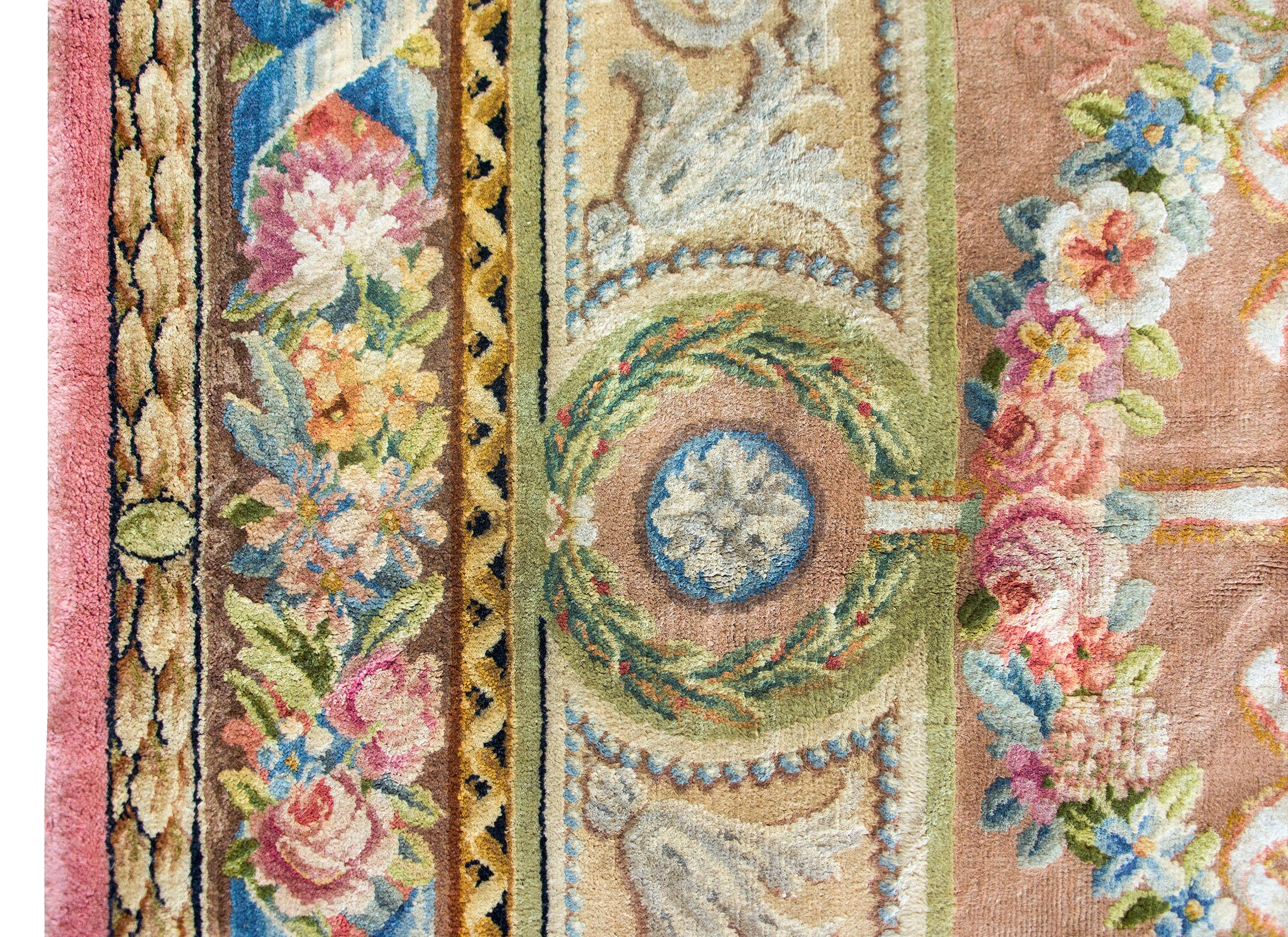 Early 20th Century French Sovannerie Rug For Sale 3