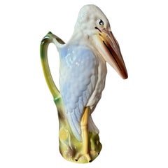 Frühes 20. Jahrhundert Französisch St Clément Eartenware Marabout Pitcher, 1920er Jahre