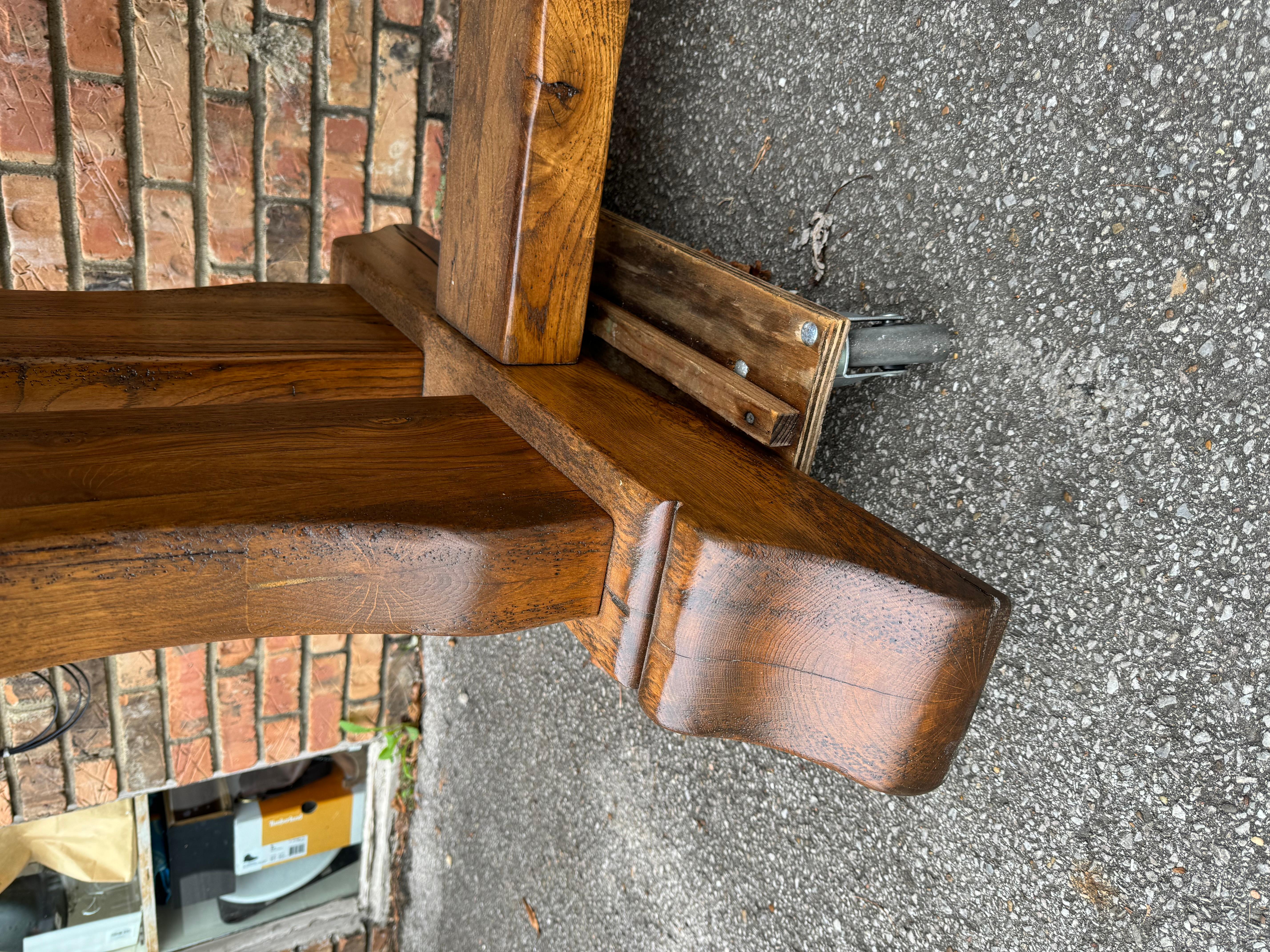Mesa francesa de principios del siglo XX Madera dura en venta