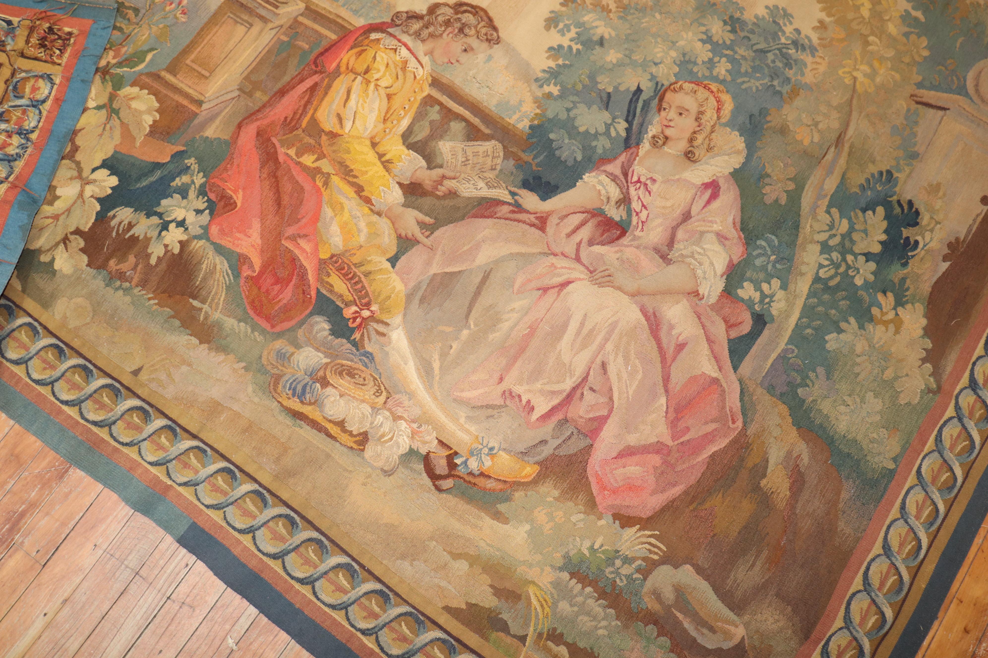 Französischer Wandteppich aus dem frühen 20. im Angebot 2