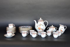 Französisches Teeservice des frühen 20. Jahrhunderts von Bernardaud Limoges