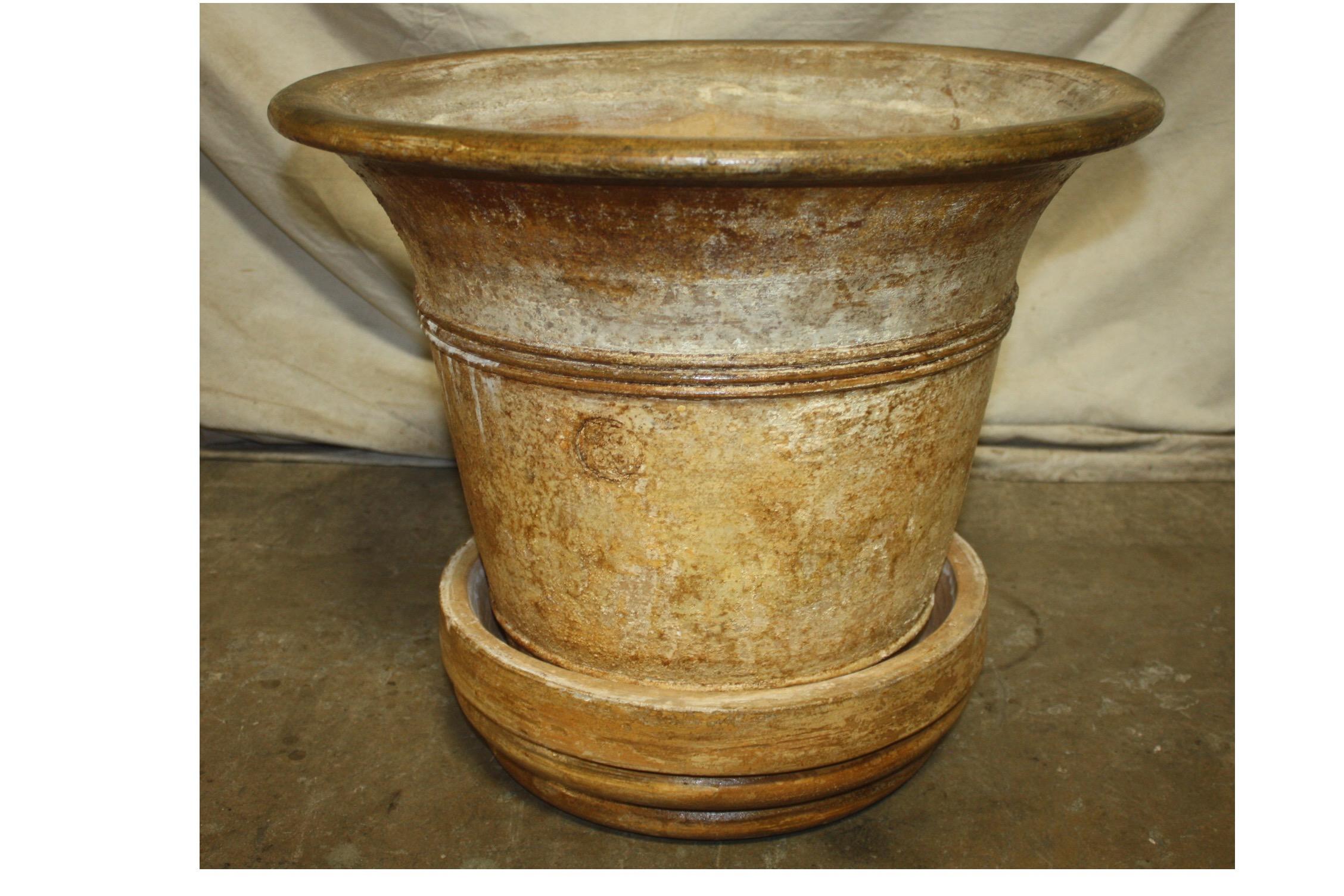 Early 20th Century French Terracotta Planter For Sale 1
