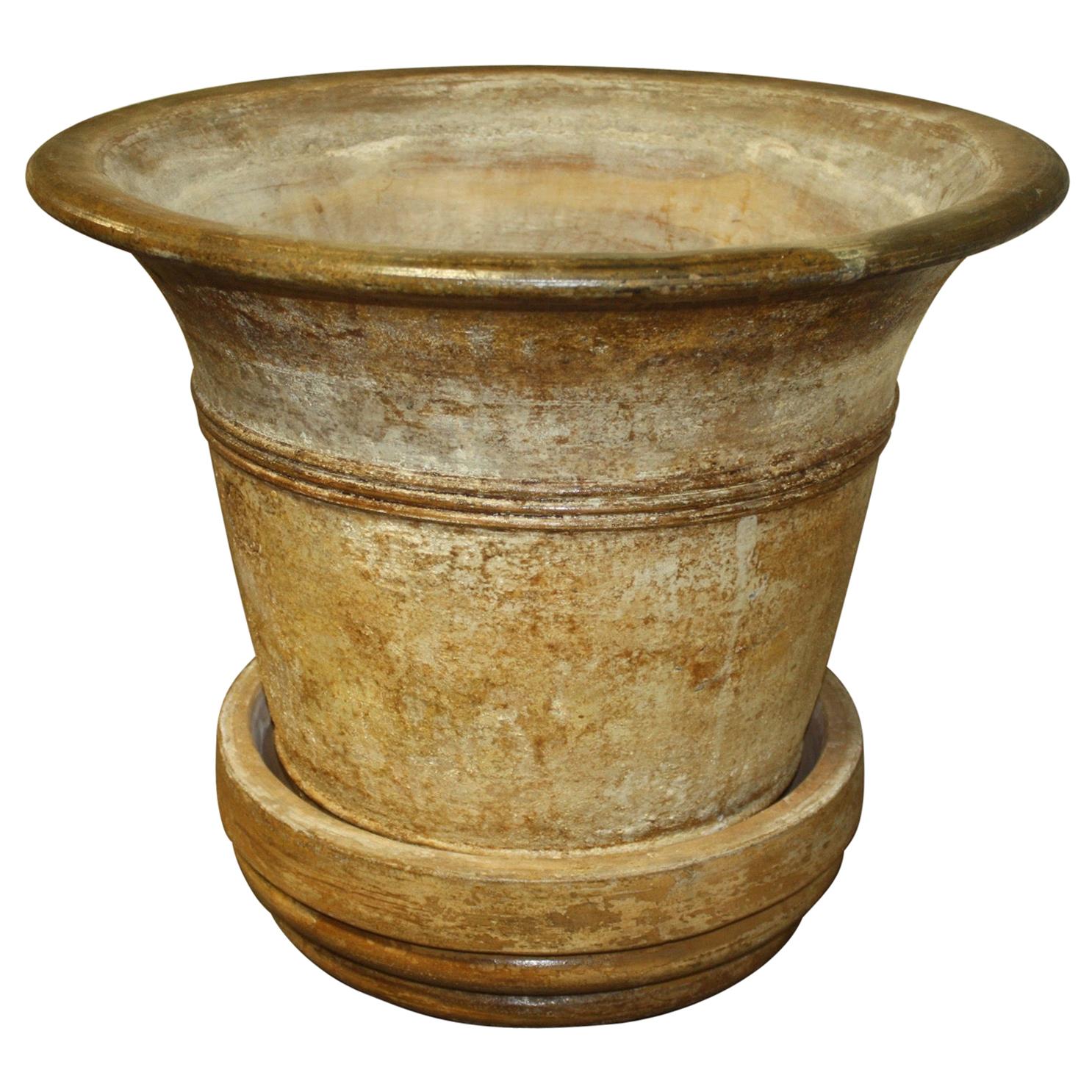 Early 20th Century French Terracotta Planter For Sale