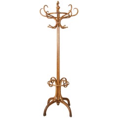 Early 20th Century French Thonet Bentwood Hall Tree Coat and Hat Rack