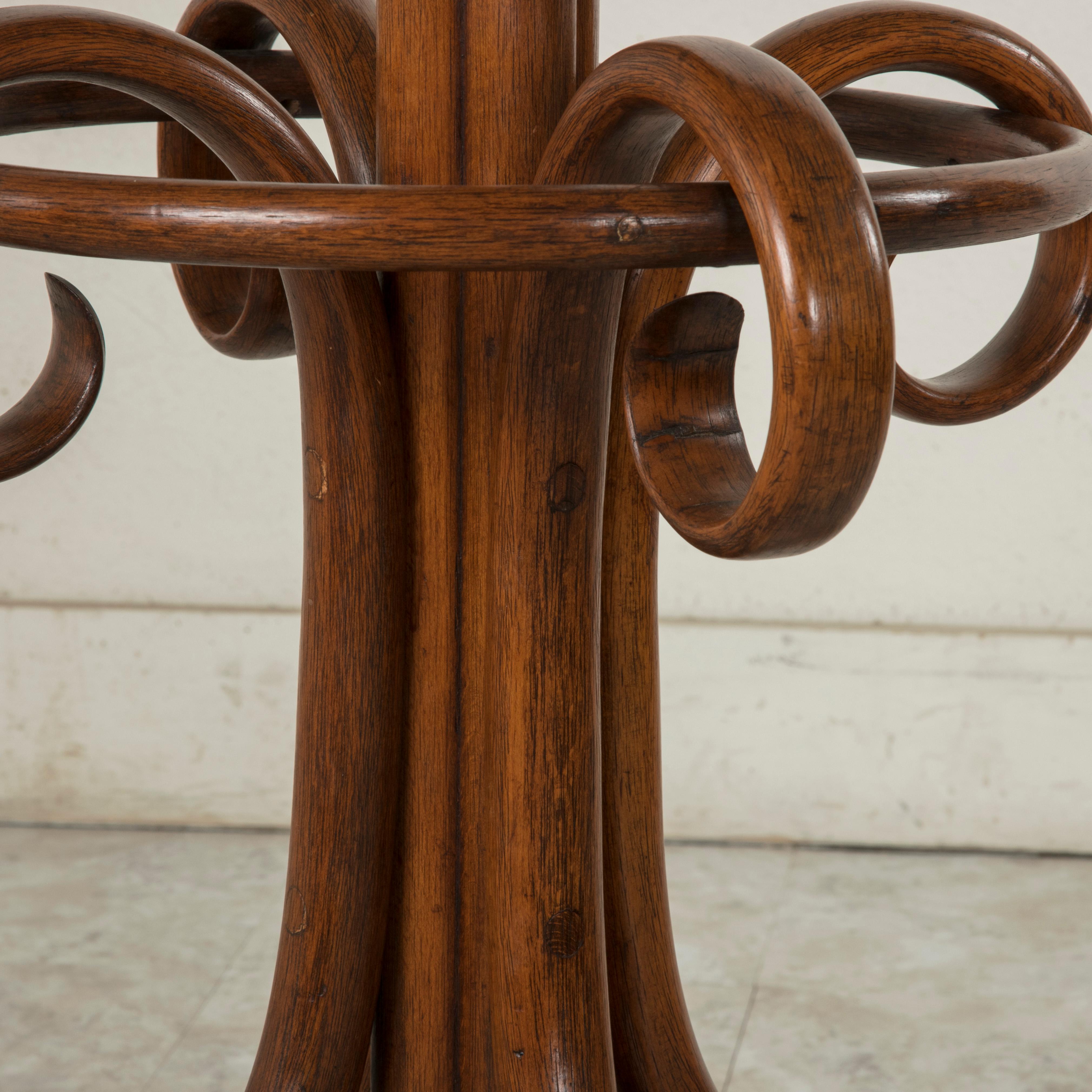 Early 20th Century French Thonet Style Bentwood Hall Tree or Coat and Hat Stand  5