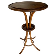 Anfang des 20. Jahrhunderts Französisch Thonet Stil Bugholz Beistelltisch