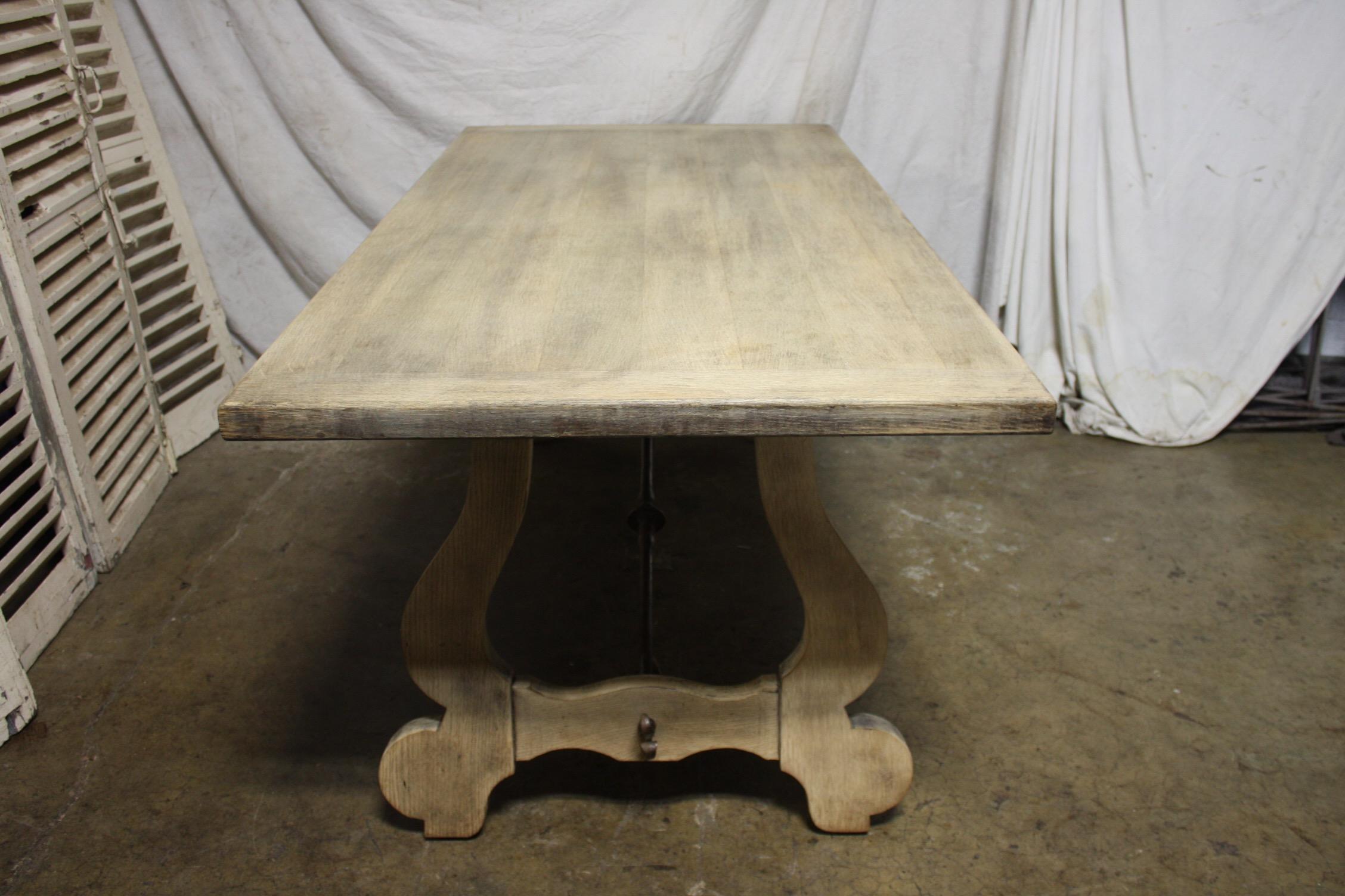 Early 20th Century French Trestle Dining Table 7