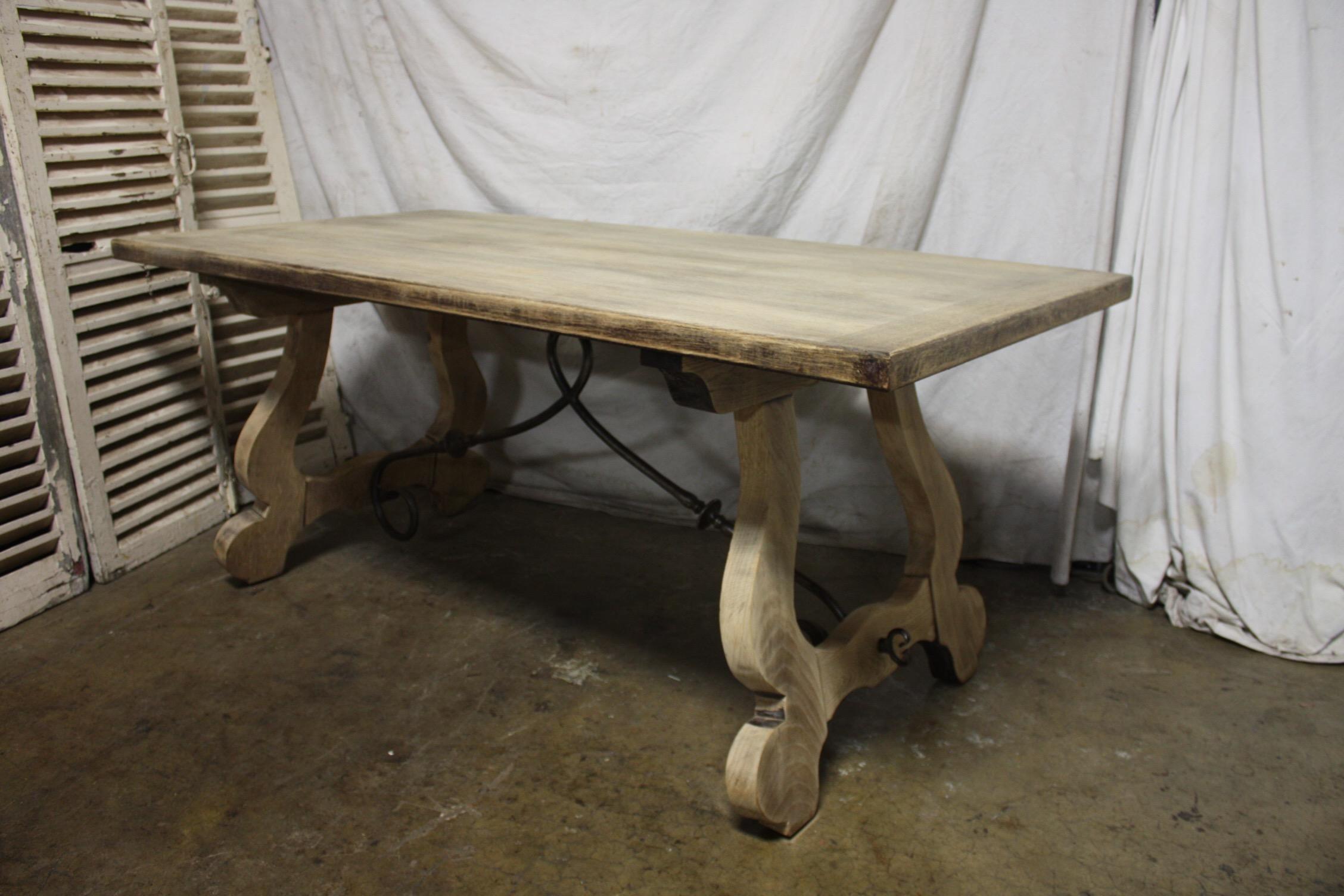 Early 20th Century French Trestle Dining Table 3