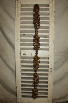 Anfang des 20. Jahrhunderts Französisch Wand vergoldet Wood Ornament