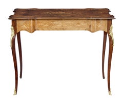 Early 20th Century French Walnut Inlaid Ladies Desk