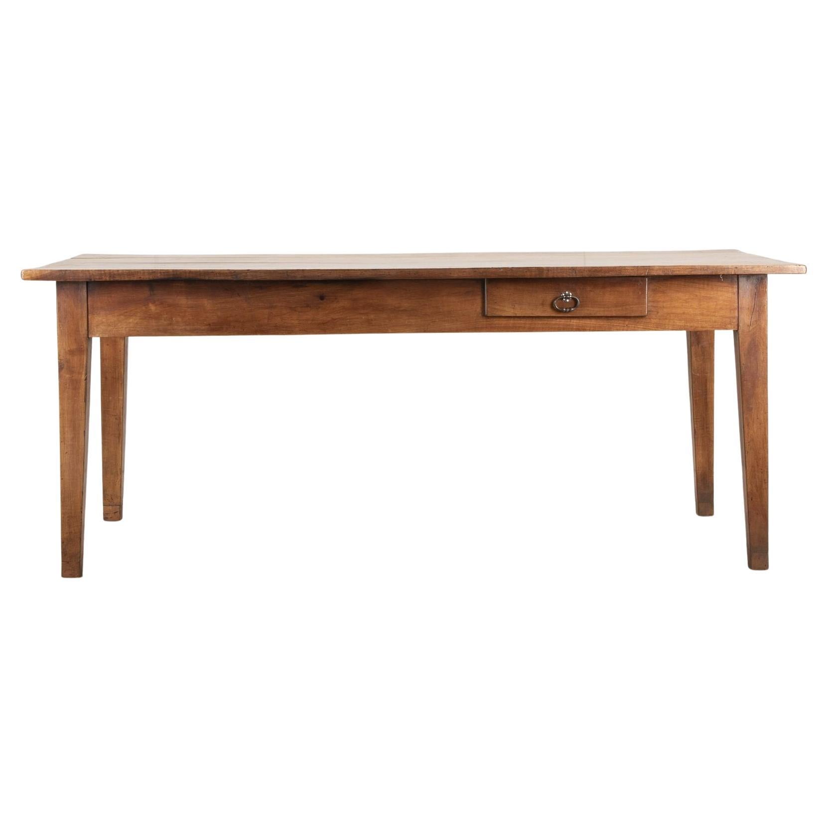 Early 20th Century French Walnut Refectory Table