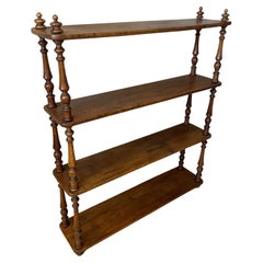 Early 20th Century French Walnut Shelf, 1900s