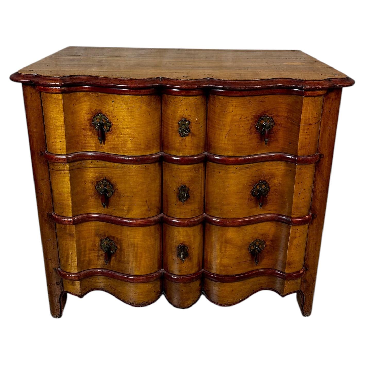 Early 20th century French Walnut Signed Commode, 1900s For Sale
