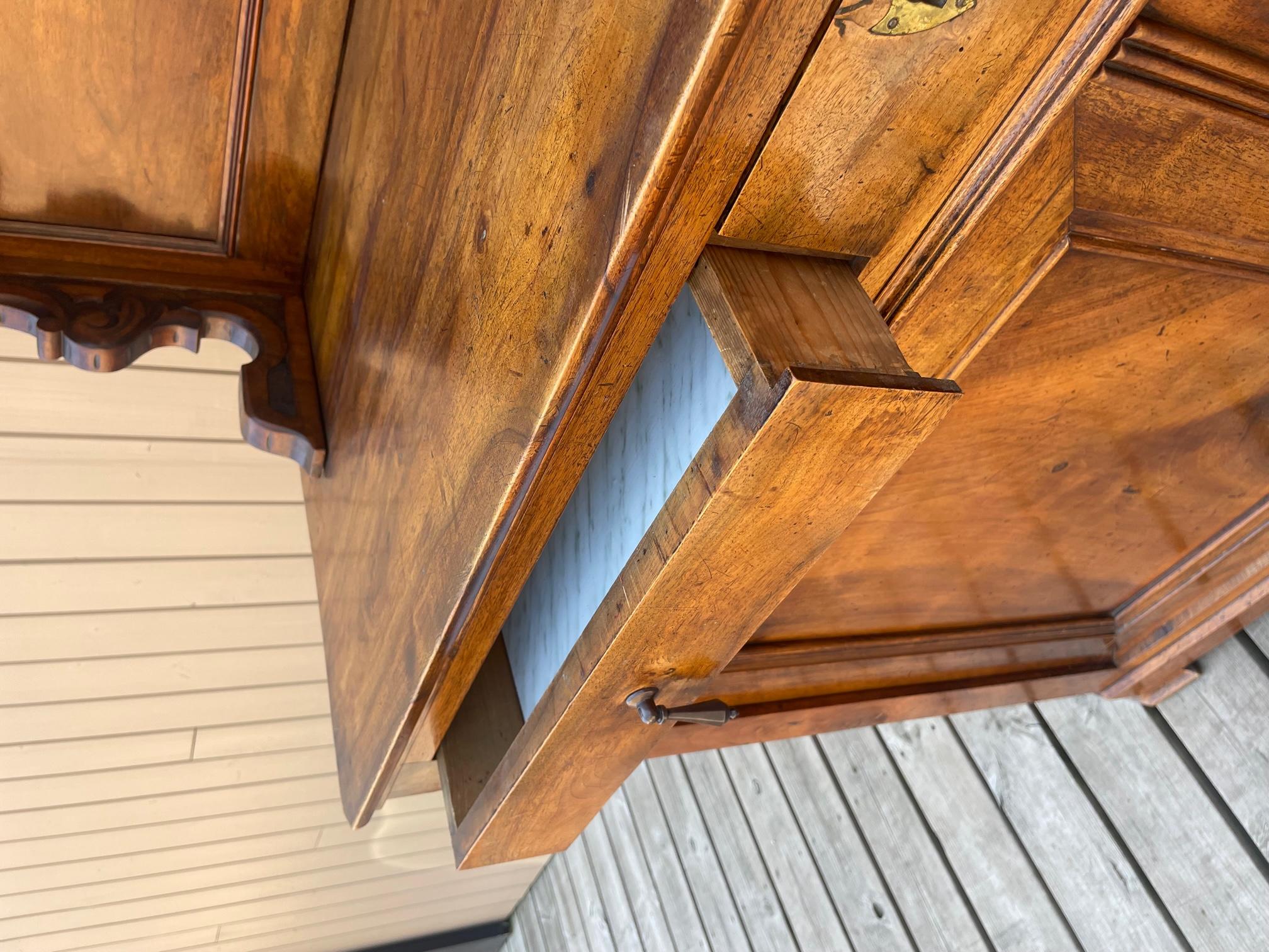 Early 20th Century French Walnut St Hubert Buffet, 1900s 4