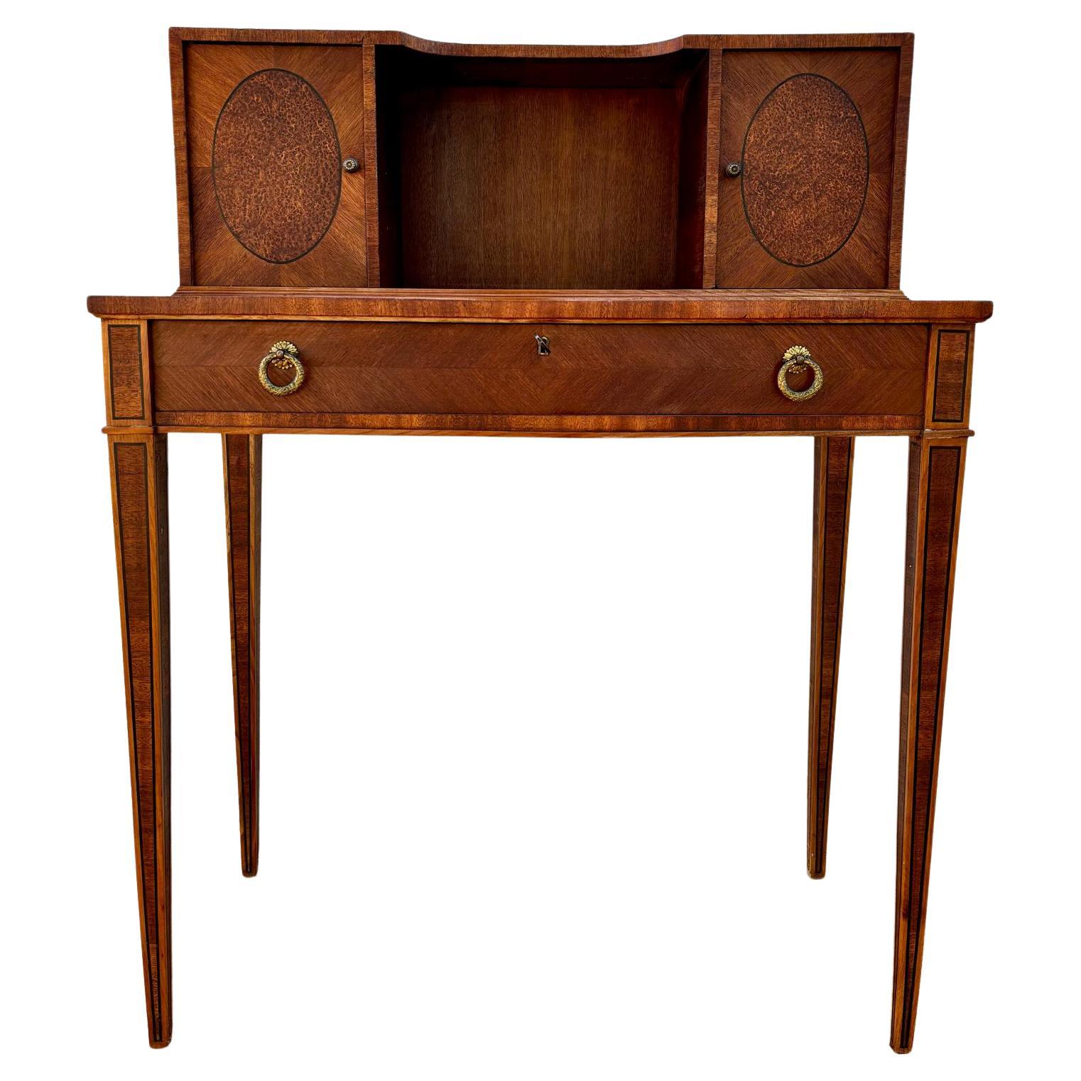 Early 20th Century French Walnut Venner Desk, 1940s