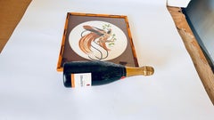Early 20th-Century French Watercolor of a Bird, Signed, in a Wood Frame
